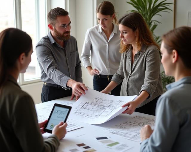 Interior design consultation and home renovation planning